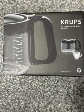 Xb5020 Krups 12 Cup Glass Jug Carafe - New In Box