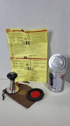 Kuguo 757510669790 The Force Tamper Automatic Impact Coffee Adjustable Const Pressure And