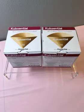 Kcd02 Kuissential 1-4 Cup Ceramic Coffee Dripper For #2 Filters. Set Of 2 Cups