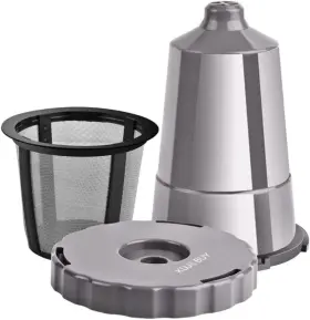 Kujobuy 445036146132 Reusable Coffee Holder And Filter Set 3 Part With Basket Compatible