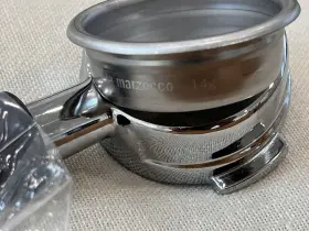 L111 La Marzocco L111/2n Genuine Oem Bottomless Open Spout Portafilter Basket 58mm 14g #3