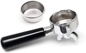 2953010 La Pavoni 54mm Double Spout Portafilter Black Handle 2 Cup - Post Millennium