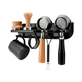 Lr210104 Laelr Espresso Tamper Holder Station Wall Mounted Coffee Organizer Dist