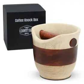 Leavitt Bay Coffee 060870370974 Wood Knock Box For - Espresso T