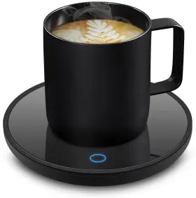 Lesipee 768476014791 Coffee Mug Warmer Candle Electric With Auto Shut Off Wa