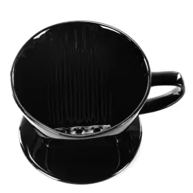 Lhuksgf 759784513625 Pour Over Ceramic - Coffee Dripper Maker With 3 Holes Flat Bot