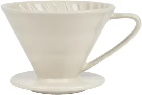 Mj241107mbx1 Lhuksgf V60 Pour Over Coffee Dripper Ceramic Maker Exquisite Rice-white