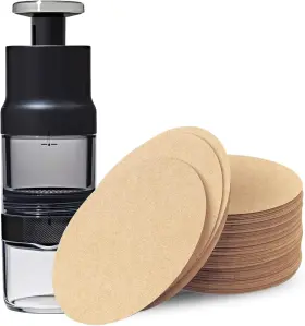 Coffe-0101 Liizousuda 100pcs Round Disposable Coffee Filters Paper Maker Replacement Mi