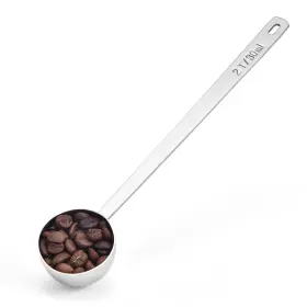 Lb-sc03-m30-s-us Lilybeam Long Handle Coffee Scoop 8.6 Inch 18/8 2tbsp/8.6in Silver