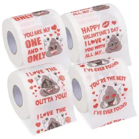 4pcsnovelty Lizhoumil 955586040466 Toilet Paper - Funny Gag Gift For Valentines Day Or Anniversary