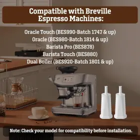 Bes980 Lotvosa Water Filter For Breville Espresso Machine 4 Pack Filters Replacement #2