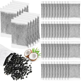 If-lounsweer-2498 Lounsweer 100 Pcs Activated Charcoal Water Filter Coconut Shell Distiller Filters Activ