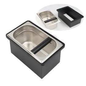 Msy-qzh-l28 Ltmsyo Coffee Knock Box Stainless Steel Espresso Grounds Bin Wi