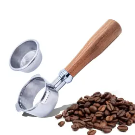 Luowan 673634256291 54mm Coffee Bottomless Portafilter For Breville 870/878/880 Filter Basket Sta