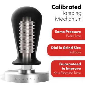 Luxhaus 647946975025 Espresso Tamper - 49mm Calibrated Coffee For Machine With Spr #3