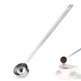 Xzl-us-sc02-l15 Luxiwise Long Handle Coffee Scoop 18/8 Stainless Steel 9.9in 1tbsp Silver