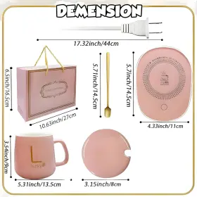 Lxdyqnx 751767253078 Coffee Warmer With Mug Set Temperature Cup For Desk War #2