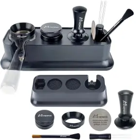 1734 M Mewco O 7 Pack Espresso Tamper Station&coffee Distributor Tamper&espresso Wdt Stirrer
