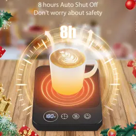 663330-1 Mabahoo Coffee Mug Warmer For Desk Electric Heated Cup Smart #3