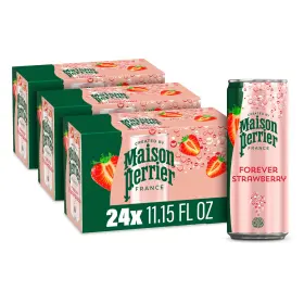 Maison Perrier 074780911221 Forever Strawberry Flavored Sparkling 89.23 Fl Oz Pack Of 3