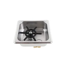 Maxsen 700512946000 Pitcher Rinser Glass Espresso Drain And Drip Tray Solid Brass A