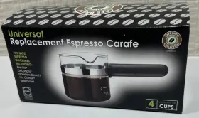 Medelco 039206444011 Pack Of 2x Espresso Carafe Replacement 4 Cups Fit Most Machines