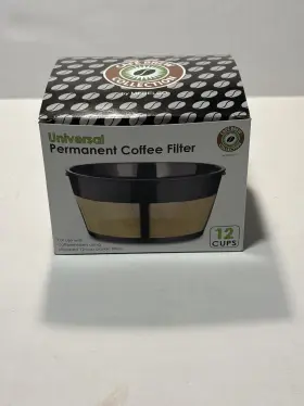 Bf215cb Medelco 12 Cups Black/gold Basket Coffee Filter 1 Pk Universal