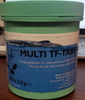 Melitta 024472315475 Cafina Multi Tf Tabs 150 X 3.0 G Cleaning Tablets Professional Espresso
