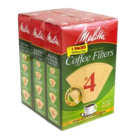 220-00695 Melitta Coffee Filters #4 100 Count Per Pack 3 62414