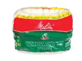 62914 Melitta 4 - 6 Cups Basket Coffee Filter 200 Count