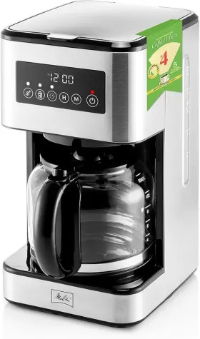 Melitta 850034919171 12-cup Manual Drip Coffee Makers Black And Stainless Steel Standard Size