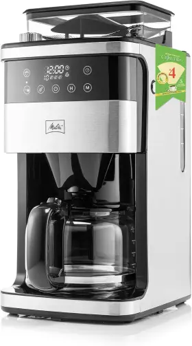 120-v Melitta 850034919188 10-cup Fully Automatic Drip Coffee Maker Stainless Steel And Black