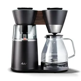 90589963 Melitta Vision 12 Cup Drip Coffeemaker With Revolving Dashboard Brown/chrome