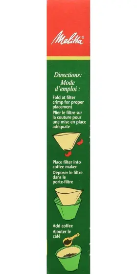 Bhbu0503a853 Melitta 620122 40 Count #1 Natural Brown Cone Coffee Filters Pack Of 5 #2