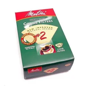 622752 Melitta Fba Cone Coffee Filter #2 100 Count- Natural Brown #3