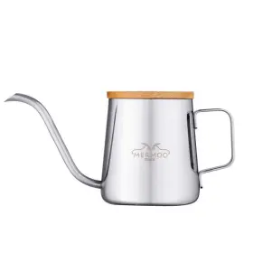 Mermoo Yilan 414831860702 Gooseneck Kettle With Lid Small Pour Over Coffee 350ml Stainless Steel