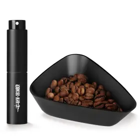 P7112b Mhw-3bomber Coffee Bean Dosing Cup And Rdt Spray Bottle Set - Aluminum Espresso Cu
