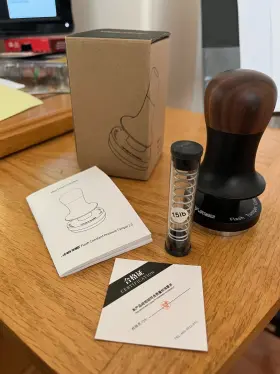T7070f-os Mhw-3bomber Espresso Tamper 45.5mm With Sound Feedback Calibrated Coffee Tam