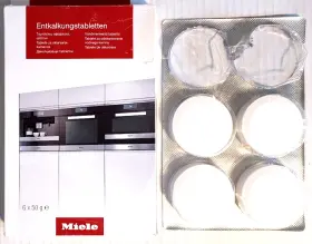 Miele 002516195337 Descaling Tablets For Coffee Makers Steam Ovens Ranges - 4 Pack