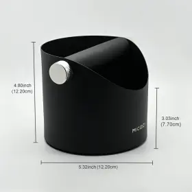 Migoozi 733998616662 Espresso Ground Knock Box Metal Coffee Grounds Bin Professional Barista Esp #3