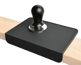 Miicoffee 860001850383 Espresso Tamper Mat Black Silicone Food Grade Pad 8 X 6 Inch Coffee Tamping