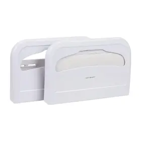 Mind Reader 887530076657 Toilet Seat Cover Dispenser Set Of 2 Wall Mount Restroom Bathroom Plasti