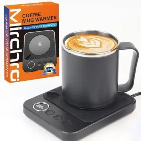 A314 Mirchro Coffee Mug Warmer - 36w For Desk With Temperature Display 1 Black #2