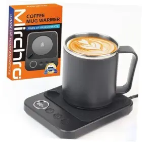 A314 Mirchro Coffee Mug Warmer - 36w For Desk With Temperature Display 1 Black