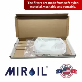 B6ps Miroil 084753000227 Fryer Filter Bag And Frame Ez Flow Combination Pa #3