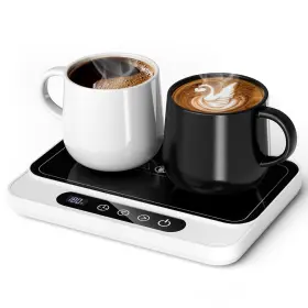 Misby 602581633280 Mug Warmer 50w Coffee Cup With 6 Temp Settings And 12h Timer