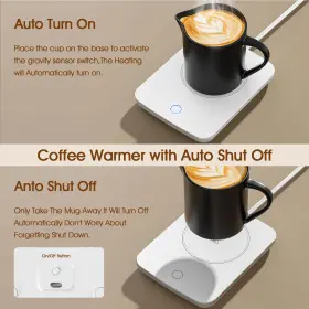 Misby 726084637689 Mug Warmer Coffee For Desk Auto Shut Off Lovers Gift Ideas #3