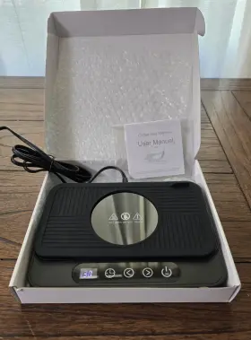 Misby A311-wh Mug Warmer 50w Large Heating Panel Coffee With 6-temp 8h Auto