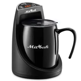 Mitbak 793588148324 Innovative Coffee Mug Warmer With A 16-ounce Ceramic And Lid This