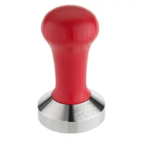 8140 Motta 007986081421 8140/r Professional Flat Base Coffee Tamper 53mm Red Handle